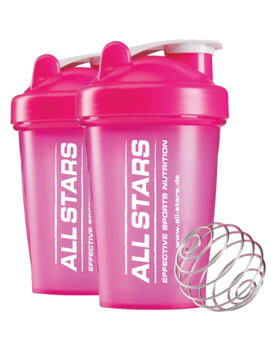 Šejkr all stars růžový 400ml