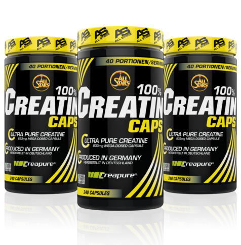 100% Creatin kapsle