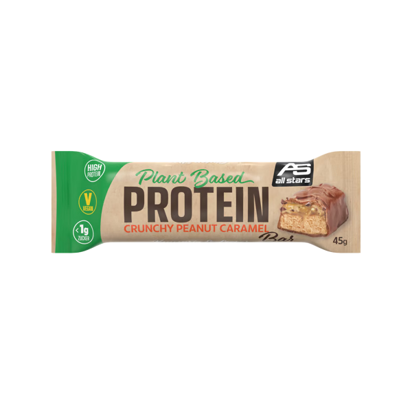 All Stars ALL STARS VEGAN PLANT BASED PROTEIN CRUNCHY KARAMEL 45G