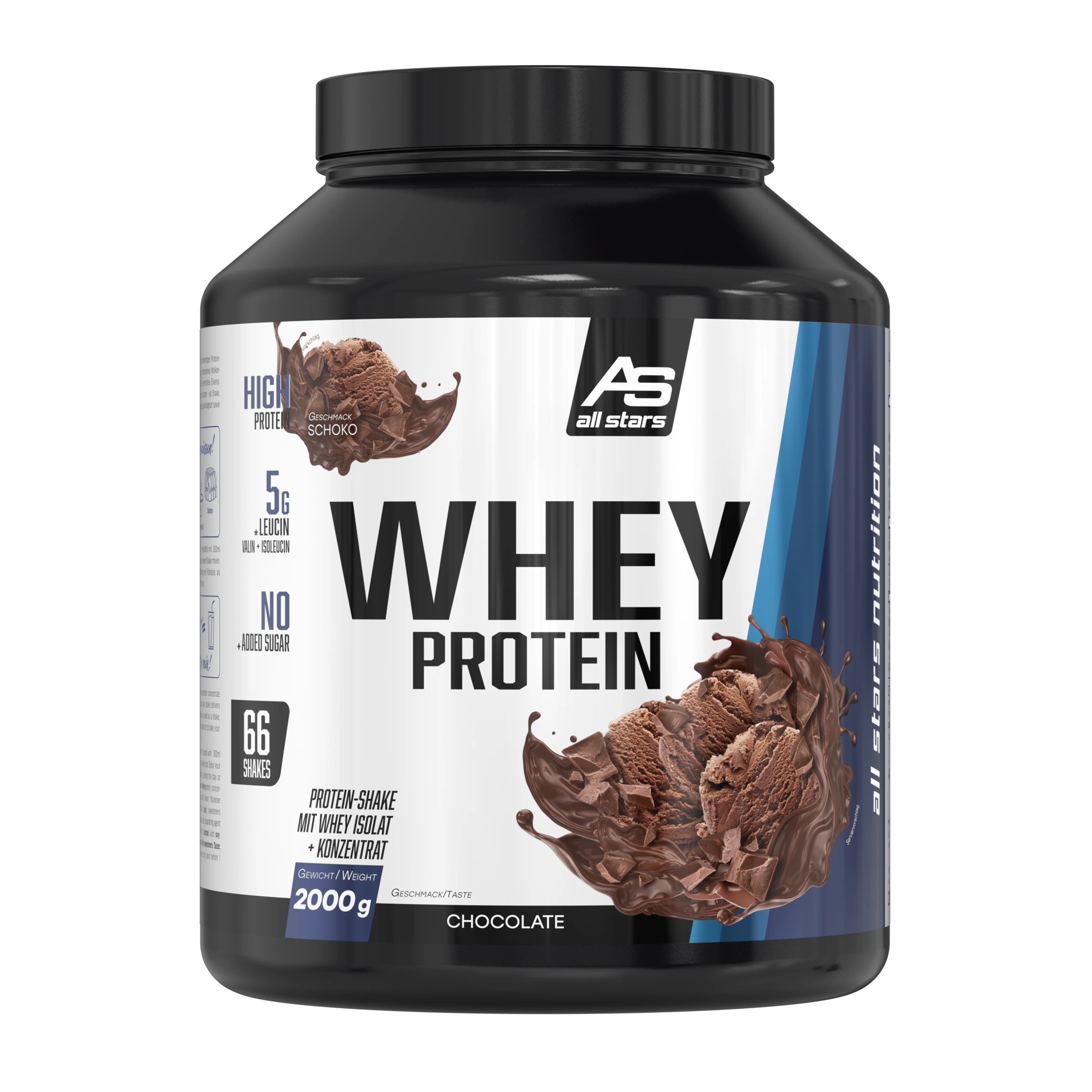 All Stars ALL STARS WHEY PROTEIN 2000G Čokoláda