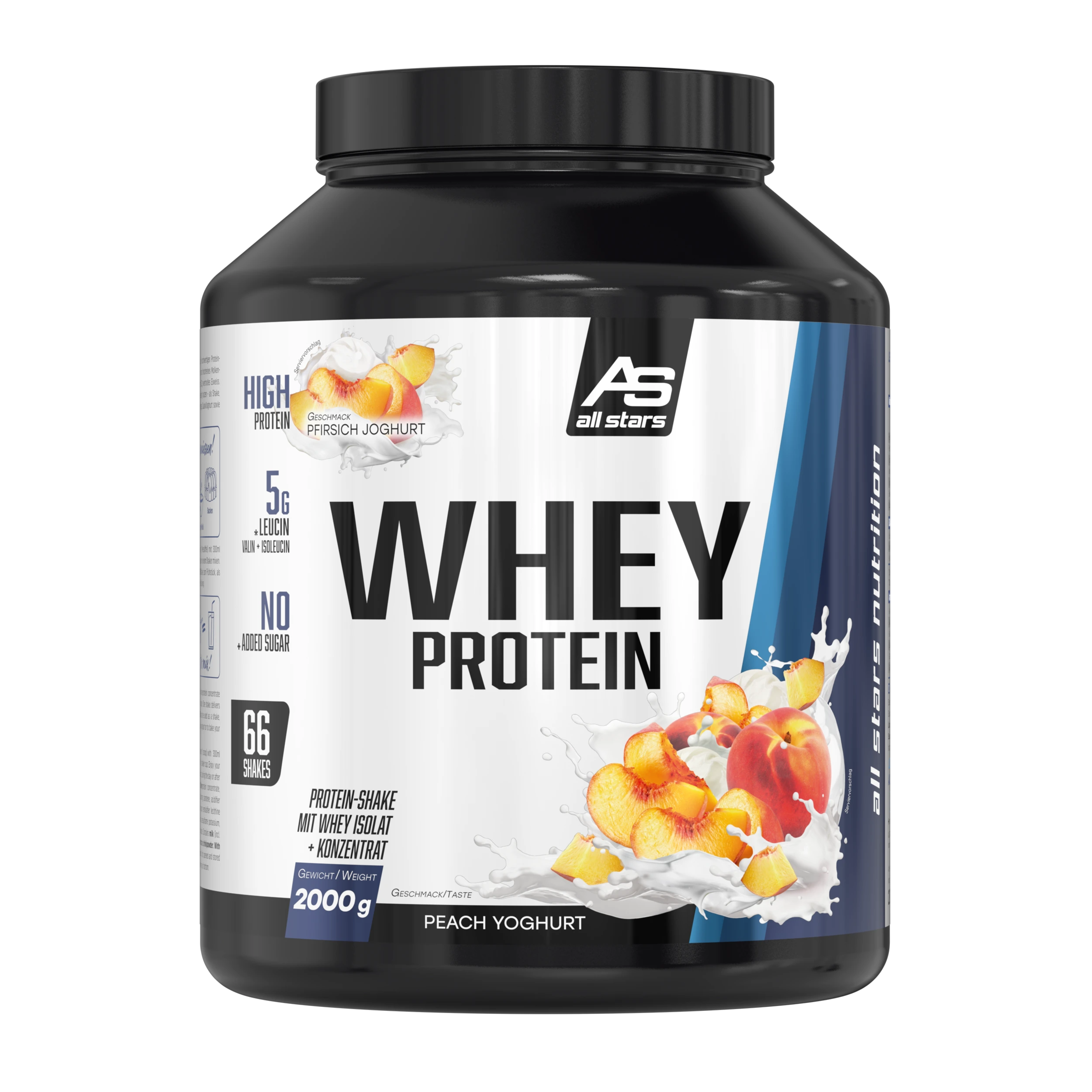 All Stars ALL STARS WHEY PROTEIN 2000G Broskev-jogurt