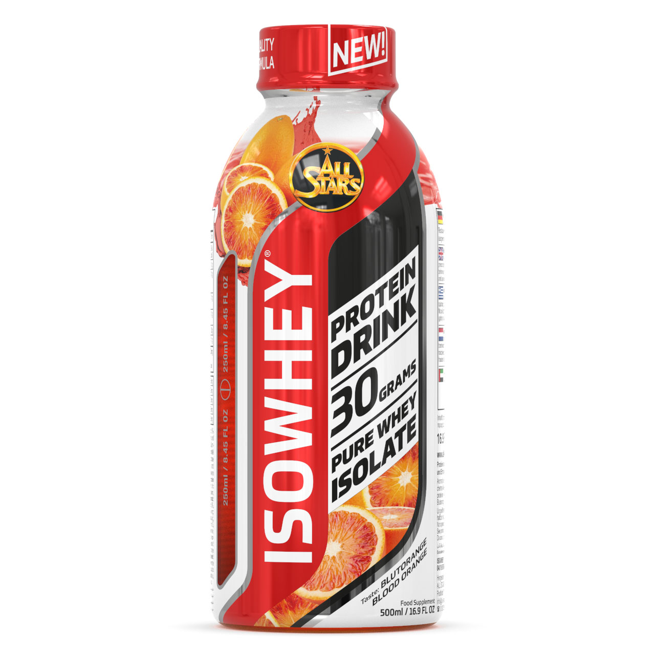 All Stars ALL STARS ISOWHEY PURE 500ml Pomeranč