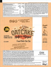 OATCAKE ARAŠÍDOVÝ KRÉM ETIKETA