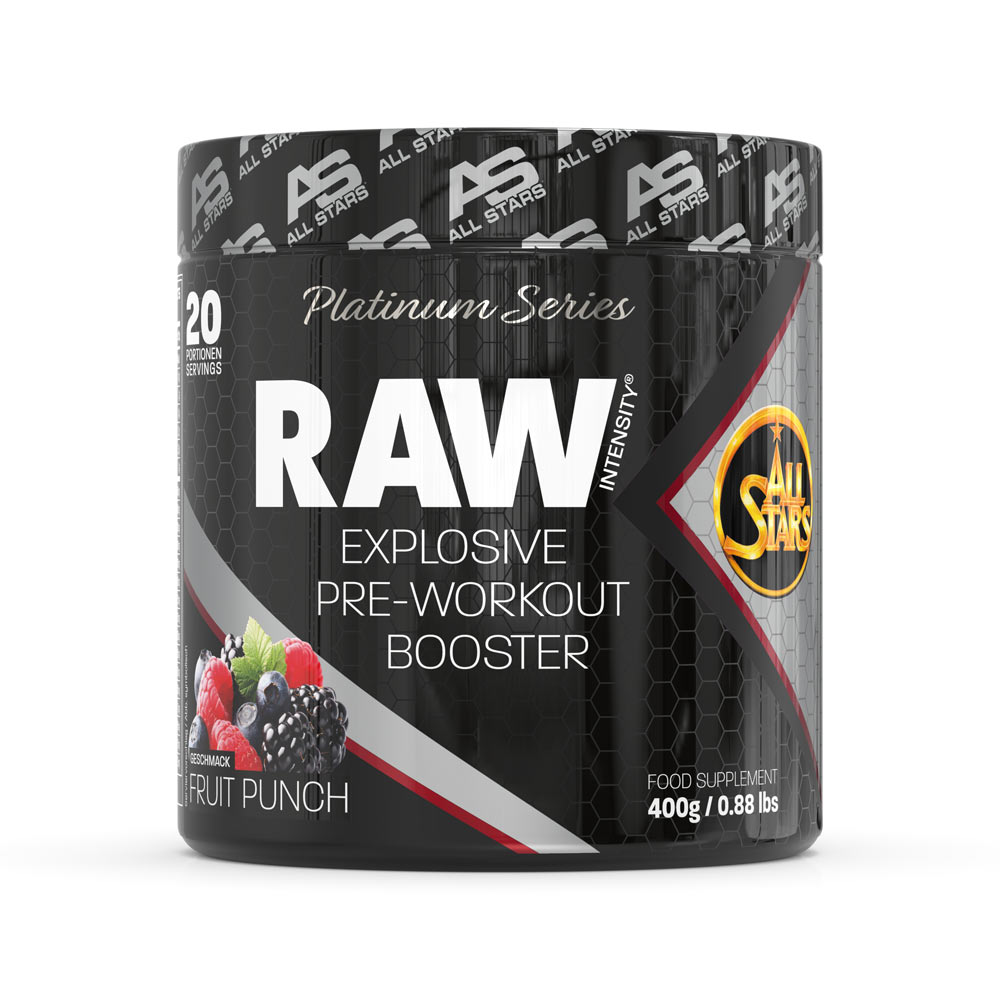 Booster All Stars RAW INTENZITY DÓZA 400g + ZDARMA ŠEJKR Platinum Edition
