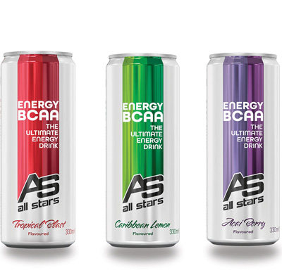 Aminokyseliny All Stars ENERGY BCAA DRINK 330ML