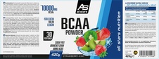 ALL STARS BCAA Powder Erdbeer Kiwi Etikett